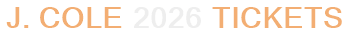 J. Cole 2026 Tickets